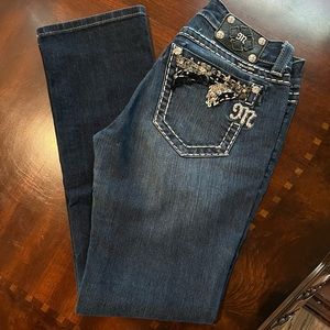 Miss Me straight leg jeans. Size 29. Excellent condition.